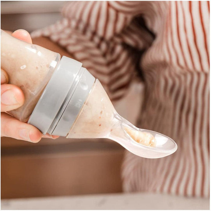 
    Colher Dosadora de Comida para Bebê Haakaa Cinza - Haakaa Babytunes
  
