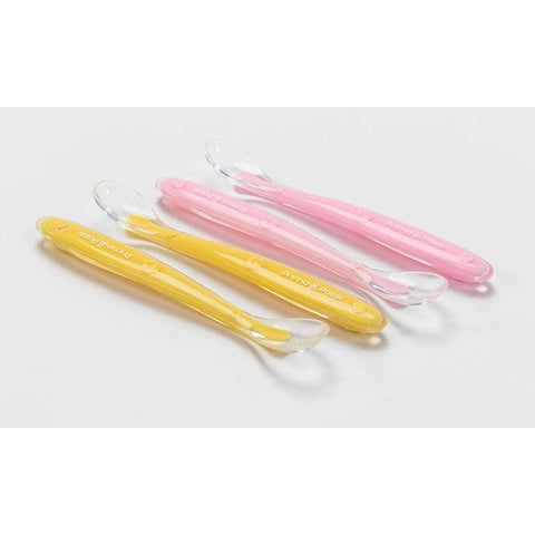 Colheres de Silicone Primo Passi Pink/Yellow - Primo Passi Babytunes