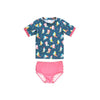 Conjunto De Banho Infantil Ruffle Butts Tweetest FPS50+ - Ruffle Butts Babytunes