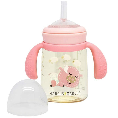 Copo De Treinamento Infantil Com Bico Em Silicone Marcus & Marcus Porquinho - Marcus & Marcus Babytunes