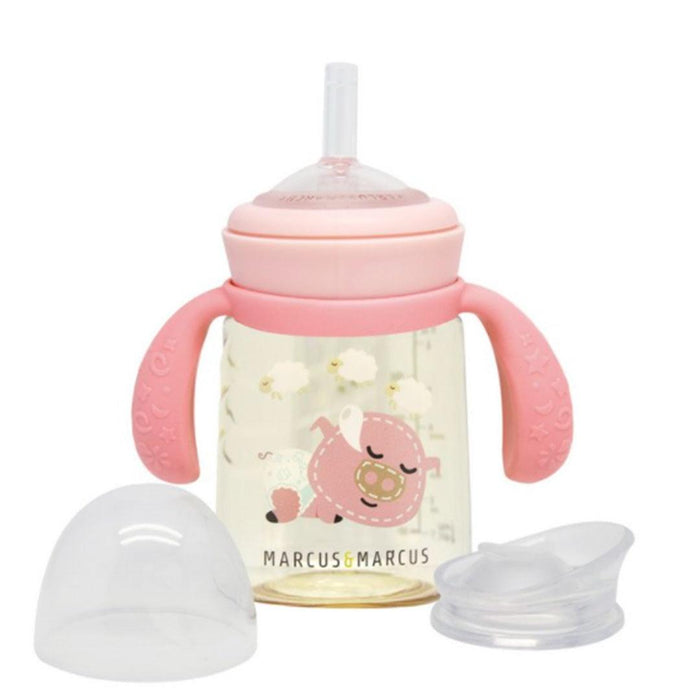 
    Copo De Treinamento Infantil Com Bico Em Silicone Marcus & Marcus Porquinho - Marcus & Marcus Babytunes
  