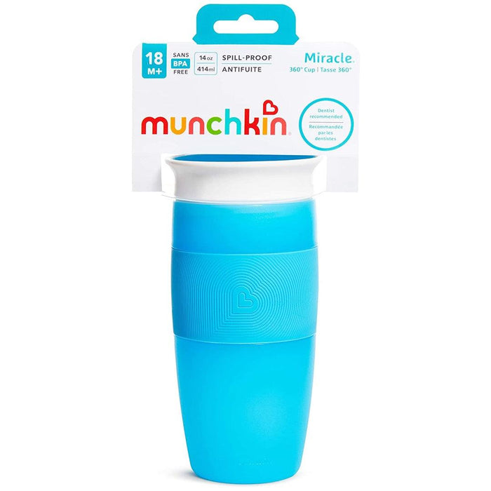 
    Copo De Treinamento Munchkin Miracle Azul 18M+ 414ML - Munchkin Babytunes
  