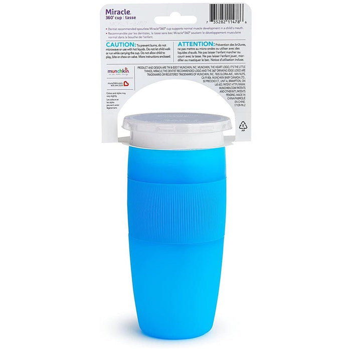 
    Copo De Treinamento Munchkin Miracle Azul 18M+ 414ML - Munchkin Babytunes
  