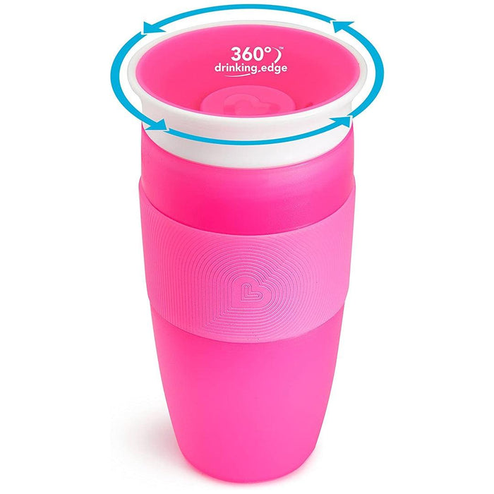 
    Copo De Treinamento Munchkin Miracle Rosa 18M+ 414ML - Munchkin Babytunes
  