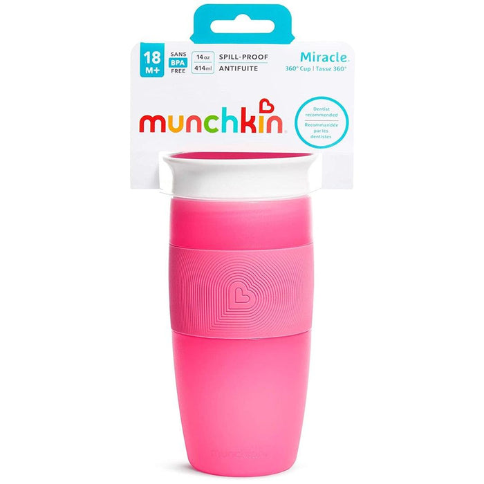 
    Copo De Treinamento Munchkin Miracle Rosa 18M+ 414ML - Munchkin Babytunes
  