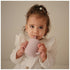Copo Infantil Mushie Com Alças e Canudo Soft Lilac - Mushie Babytunes