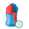 Copo com Canudo Philips Avent Dinossauro Azul e Vermelho 200ML - Philips Avent Babytunes
