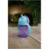 Copo com Canudo Philips Avent Dinossauro Roxo e Azul 200ML - Philips Avent Babytunes
