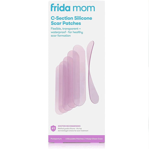 Adesivos de Silicone Reutilizáveis Para Tratamento de Cicatrizes Frida Mom - 6 Unidades - Frida Mom Babytunes