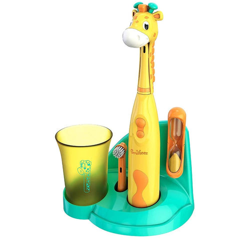 Escova de Dentes Elétrica Infantil Brusheez Girafinha - Brusheez Babytunes