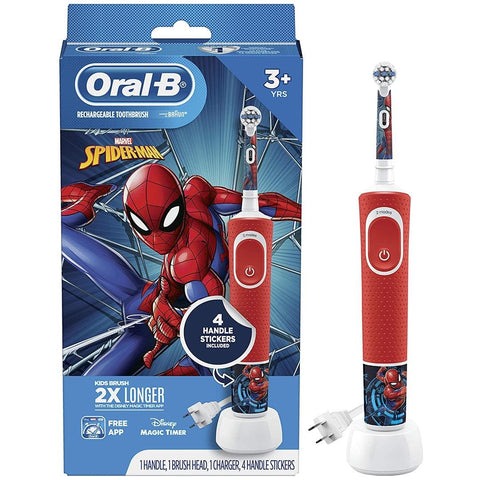 Escova Dental Elétrica Oral-B Kids Homem-Aranha - Oral-B Babytunes