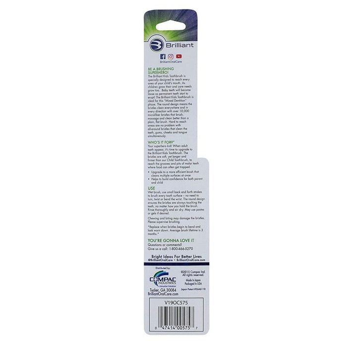 
    Escova Dental Infantil Brilliant - Brilliant Babytunes
  