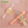Escova Dental Infantil de Silicone 360° Haakaa Clear - Haakaa Babytunes