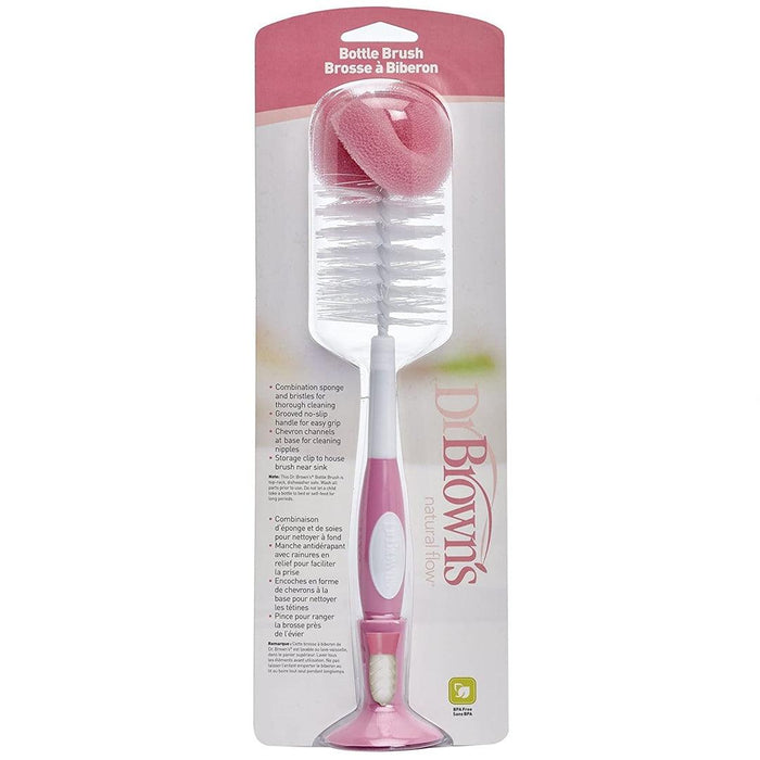
    Escova Para Mamadeira Dr Browns Rosa - Dr. Brown'S Babytunes
  