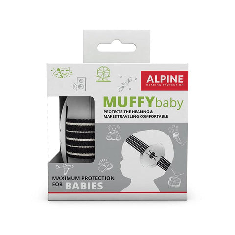 Fone Com Proteção Auditiva Infantil Alpine Muffy Baby Preto - Alpine Muffy Babytunes