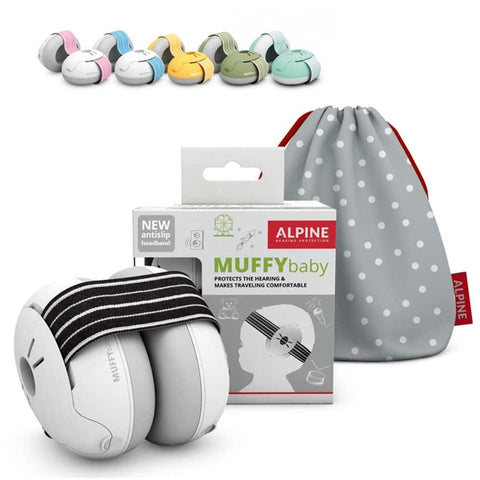 Fone Com Proteção Auditiva Infantil Alpine Muffy Baby Preto - Alpine Muffy Babytunes