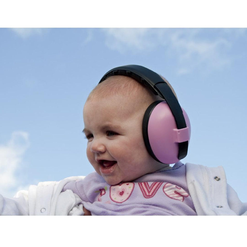 Fone Com Proteção Auditiva Infantil Baby Banz Rosa - Baby Banz Babytunes