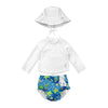 Chapéu Infantil FPS50+ Iplay Branco - Iplay Babytunes