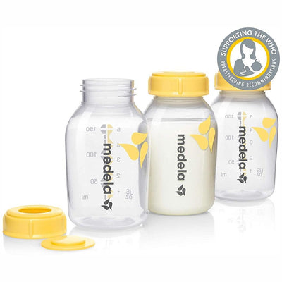 Frascos Para Leite Medela 150ML- 3 Unidades - Design