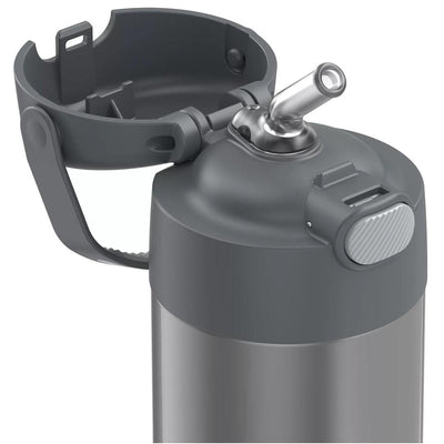 Garrafa Térmica Infantil Thermos Foogo Charcoal 350ML - Material Higiênico