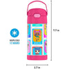 Garrafa Térmica Infantil Thermos Foogo L.O.L Surprise Rosa 350ML - Thermos Babytunes