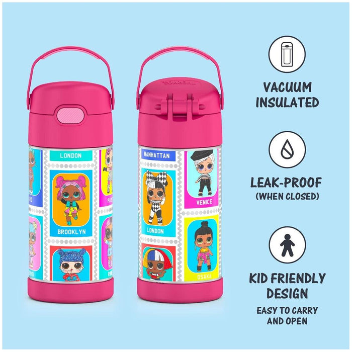 
    Garrafa Térmica Infantil Thermos Foogo L.O.L Surprise Rosa 350ML - Thermos Babytunes
  