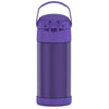 Garrafa Térmica Infantil Thermos Foogo Roxa 350ML - Thermos Babytunes
