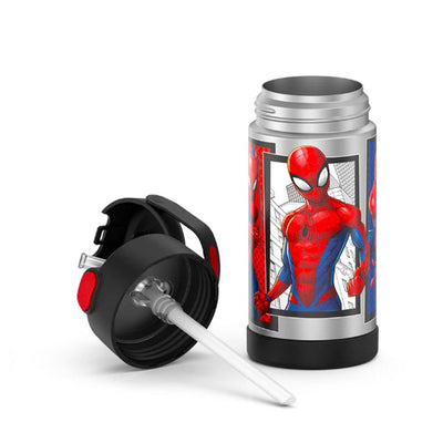 Garrafa Térmica Infantil Thermos Foogo Homem Aranha 350ML - Durável Para Uso Diário