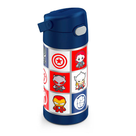 Garrafa Térmica Infantil Thermos Vingadores 350ML - Thermos Babytunes by Vanessa