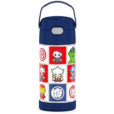 Garrafa Térmica Infantil Thermos Vingadores 350ML - Thermos Babytunes by Vanessa