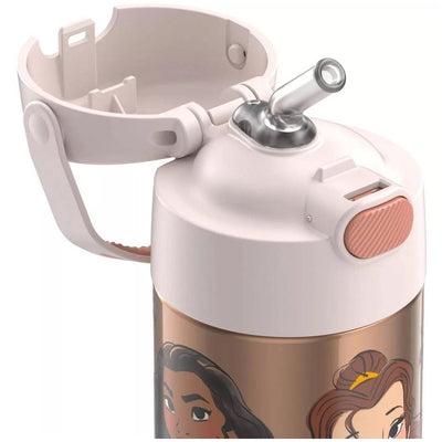 Garrafa Térmica Infantil Thermos Foogo Princesas 350ML - Material Higiênico