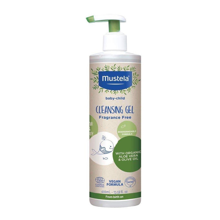 
    Gel De Limpeza Orgânico Body & Hair Mustela 400ML - Mustela Babytunes
  