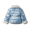 Jaqueta Acolchoada Infantil Janie and Jack Sherpa Metallic - Janie And Jack Babytunes