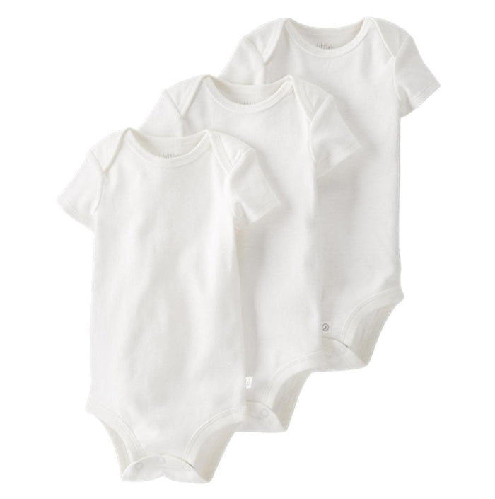 
    Kit de Bodies de Mangas Curtas - 3 Peças - Organic Cotton Light Cream - BBTC Babytunes
  