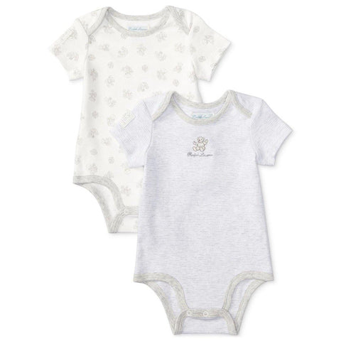 Kit Body Infantil Polo Ralph Lauren Bear Heather - Polo Ralph Lauren Babytunes