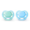Kit Chupeta Avent Orthodontic 2 Peças Blue & Teal 6-18M - Philips Avent Babytunes