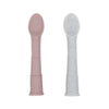 Kit De Colheres Em Silicone Kushies Rose - Kushies Babytunes