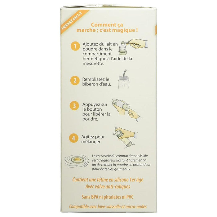 
    Kit De Mamadeira Mixie Com Porta Fórmula 120ML - 2 Unidades - Mixie Babytunes
  