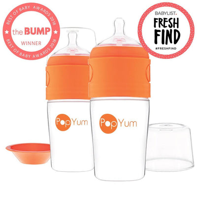Kit De Mamadeira PopYum Com Mixer 260ML - Design Eficiente