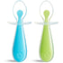 Kit Infantil de Colheres Em Silicone Munchkin - Azul e Verde (2 Unidades) - Munchkin Babytunes