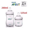 Kit Mamadeira Avent Pétala 2 Peças Transparente 125ML & 260ML - Philips Avent Babytunes