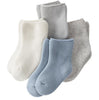 Kit Com 4 Pares de Meias de Algodão Orgânico Seal Blue - BBTC Babytunes