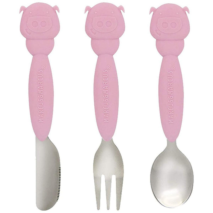 
    Kit Talheres Marcus & Marcus 3 Peças Porquinho - Marcus & Marcus Babytunes
  