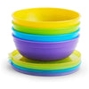 Conjunto de Tigelas e Colheres Infantis Munchkin Coloridas - Munchkin Babytunes