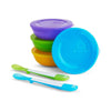 Conjunto de Tigelas e Colheres Infantis Munchkin Coloridas - Munchkin Babytunes