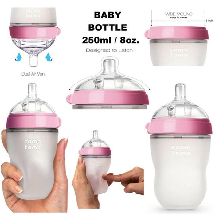 
    Kit de Mamadeira Comotomo - 7 Peças Rosa - Comotomo Babytunes
  