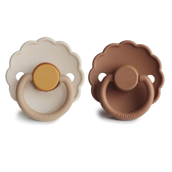 
    Kit de Chupetas Frigg Daisy Mushie Chamomile e Peach Bronze - Mushie Babytunes
  