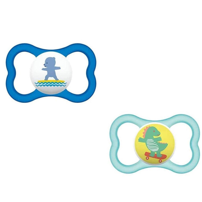 
    Kit de Chupetas Ortodônticas Infantis MAM - 2 Peças Urso & Dino 6M+ - Mam Babytunes
  