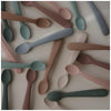 Kit de Colheres Infantil Mushie Stone/Cloudy Mauve - Mushie Babytunes