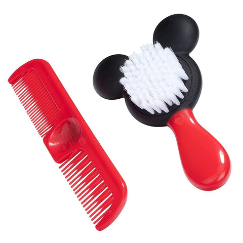 Kit de Escova & Pente Disney Mickey Mouse Vermelho - Disney Babytunes